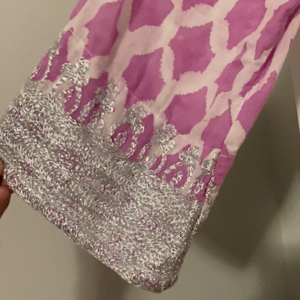 Roberta Roller Rabbit Tunic with Silver Embroidery - Picture 4 of 4